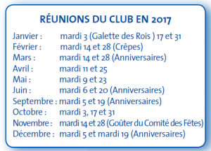 calendrier club 3e age