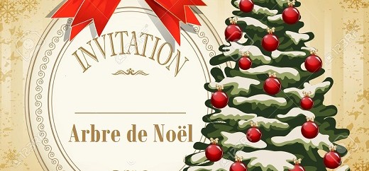 11282706-vecteur-invitation-de-fête-à-l-arbre-de-noël-et-l-arc-rouge[1]