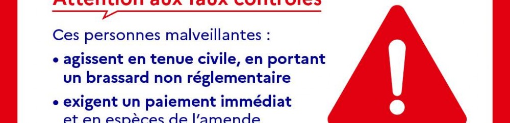 Alertes - Faux controles