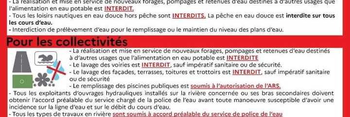 SECHERESSE NOTICE 2022
