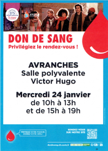 don du sang 24 janvier 2024