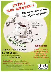 REPAR'CAFE 03.02.2024 LE VAL ST PERE