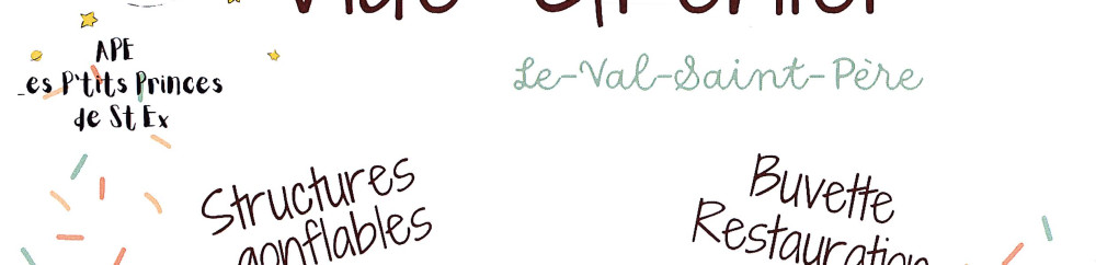 Affiche vide grenier APE 2024