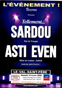 Affiche spectacle Tellement Sardou