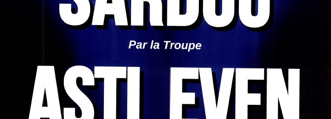 Affiche spectacle Tellement Sardou